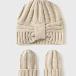conjunto gorro y manoplas